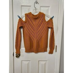 Aeropostale Knit Open Shoulder Sweater Size XS